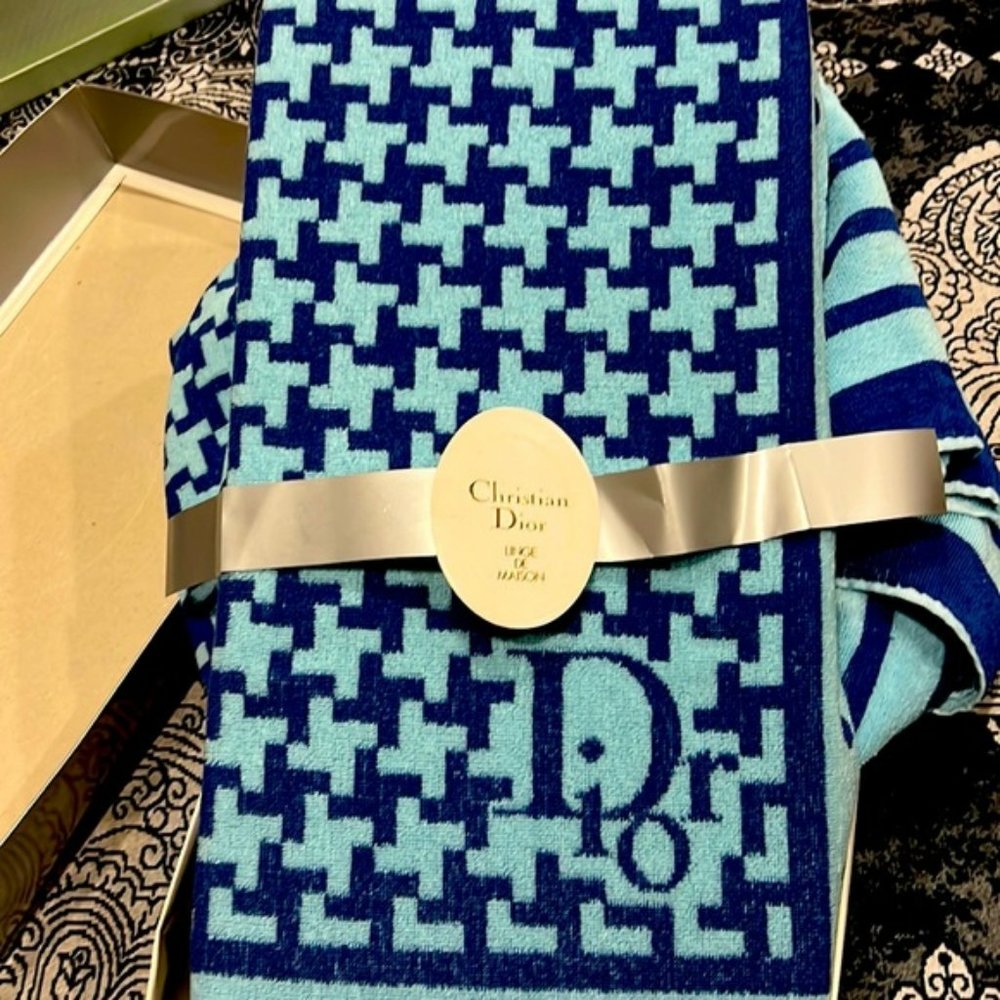 Christian Dior  vintage beach towel